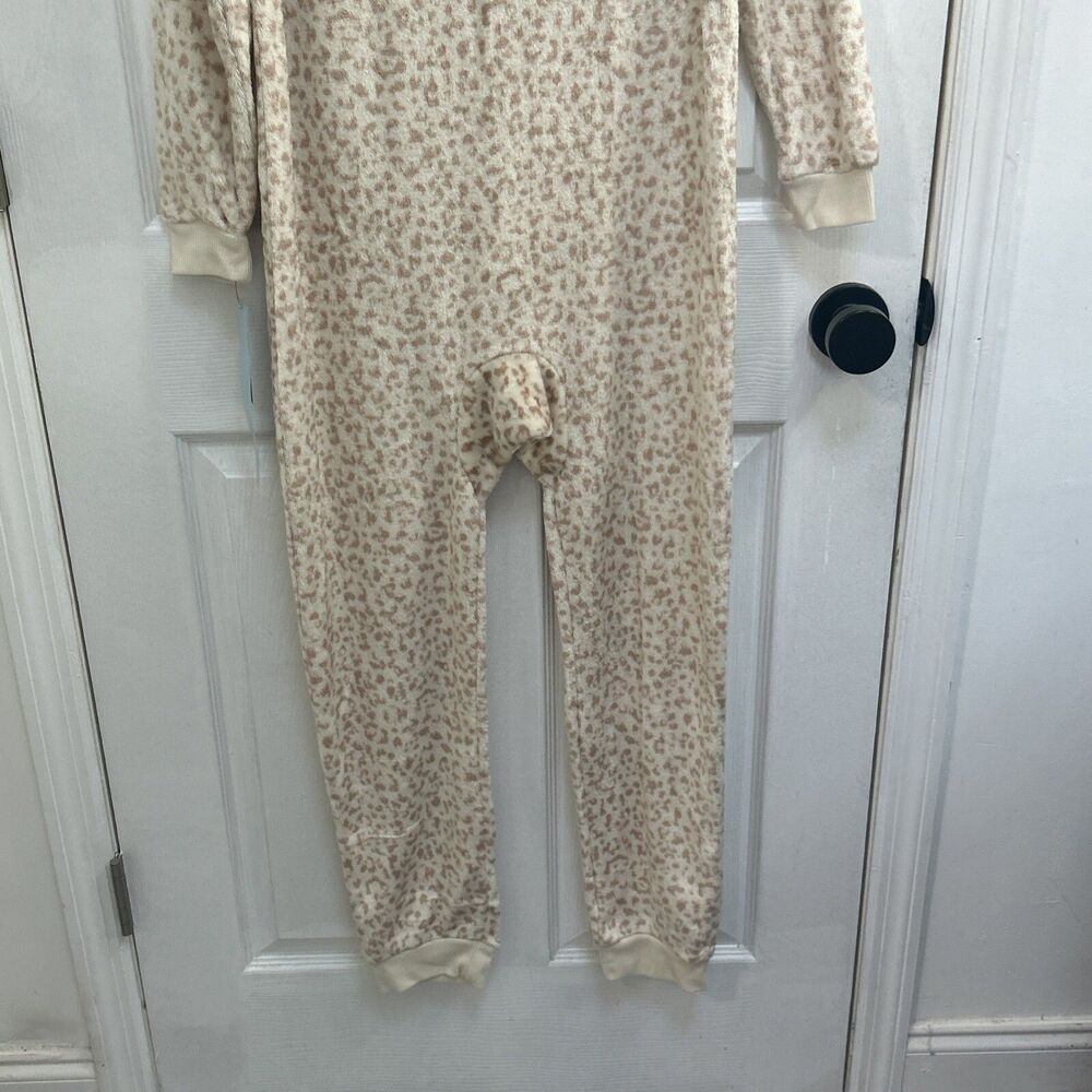 NWT Cat & Jack Girls Union Suit Pajamas XL 14 Off White One Piece Sleepwear - Picture 13 of 16
